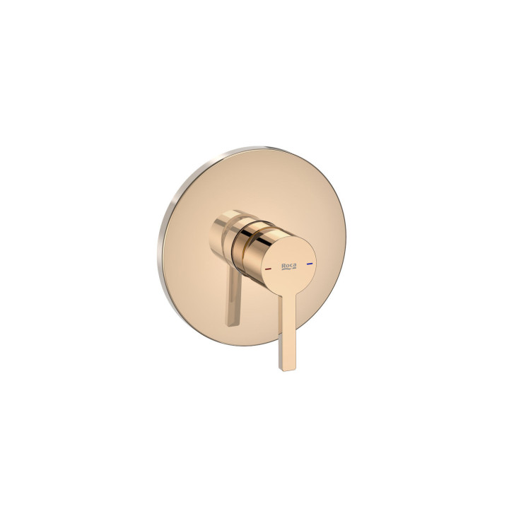 Bateria wannowo-prysznicowa Roca Naia Black, podtynkowa, 2 wyjścia wody, czarna