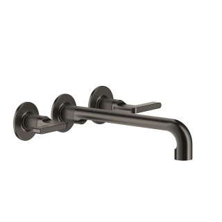 Bateria umywalkowa 3-otworowa Gessi Inciso, ścienna, wylewka 210mm, bez korka, chrom