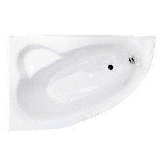 Wanna asymetryczna prawa Besco Natalia 150x100cm biała- sanitbuy.pl