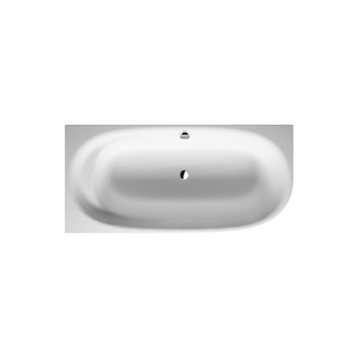 Wanna narożna lewa Duravit Cape Cod, 190x90cm, 1 ukośne opracie, bezszwowa obudowa, biała