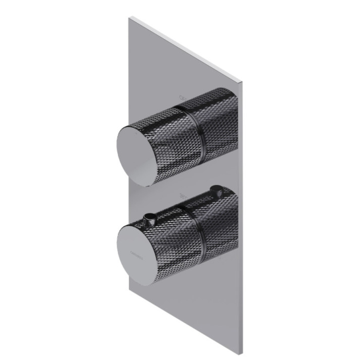 Bateria prysznicowa Omnires Contour, podtynkowa, 1 wyjście wody, chrom