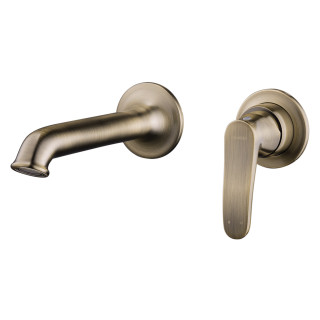 Bateria umywalkowa Omnires Art Deco, podtynkowa, wylewka, 160mm, 2-otworowa, chrom