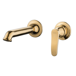 Bateria umywalkowa Omnires Art Deco, podtynkowa, wylewka, 160mm, 2-otworowa, chrom