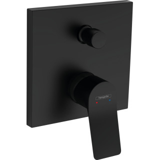 Bateria wannowa Hansgrohe Vivenis, podtynkowa, zintegrowany systemem zabezpieczającym zgodnie z EN1717, czarny mat