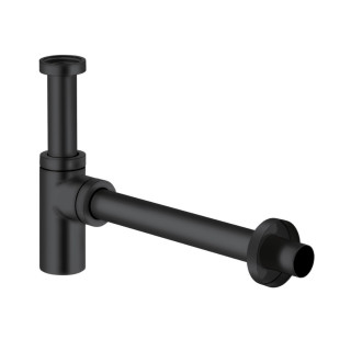 Syfon butelkowy Kludi Design, umywalkowy, G 1 1/4 x 32mm, czarny mat