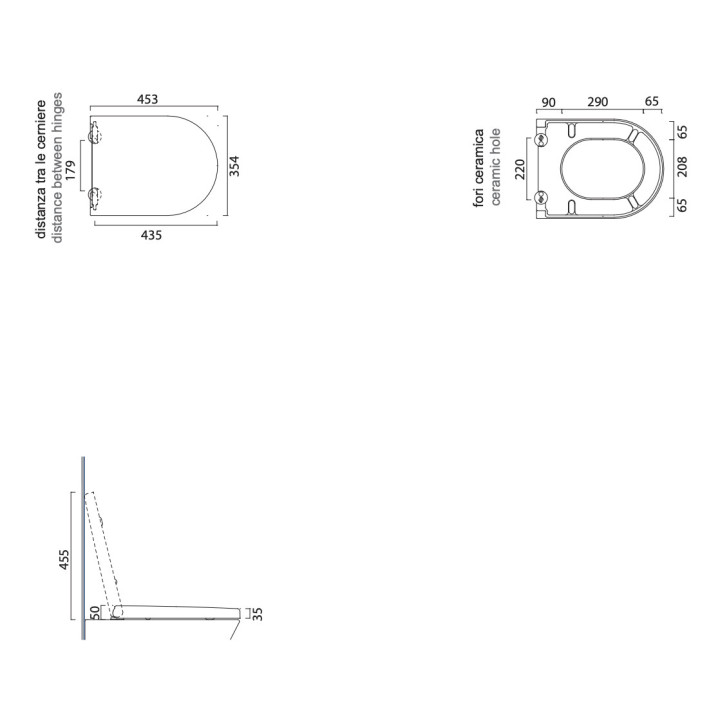 Deska WC Catalano Zero, antybakteryjna, biały połsyk