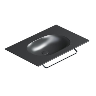 Umywalka wisząca Catalano Horizon, 75x50cm, bez przelewu, bez otworu na baterię, biały połysk