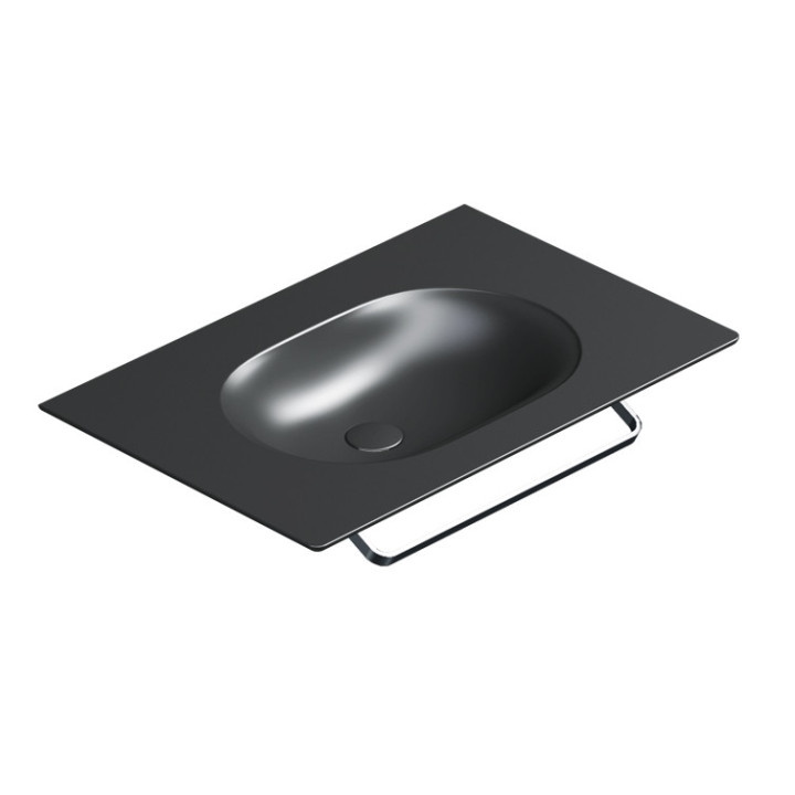 Umywalka wisząca Catalano Horizon, 75x50cm, bez przelewu, bez otworu na baterię, biały połysk