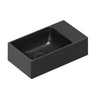 Umywalka wisząca/nablatowa Catalano Verso, 40x32cm, bez przelewu, bez otworu na baterię, biały połysk