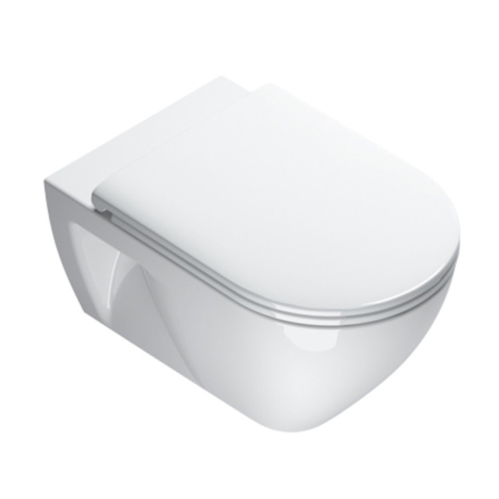 Miska wisząca Catalano Sfera Eco NewFlush, 54x35cm, biały połysk