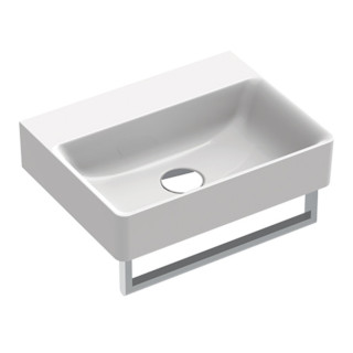 Umywalka wisząca Catalano Sfera, 100x50cm, z przelewem, bez otworu na baterię, biały połysk