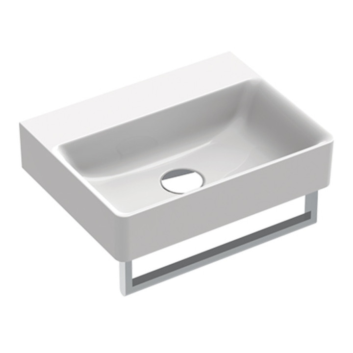 Umywalka wisząca Catalano Sfera, 100x50cm, z przelewem, bez otworu na baterię, biały połysk