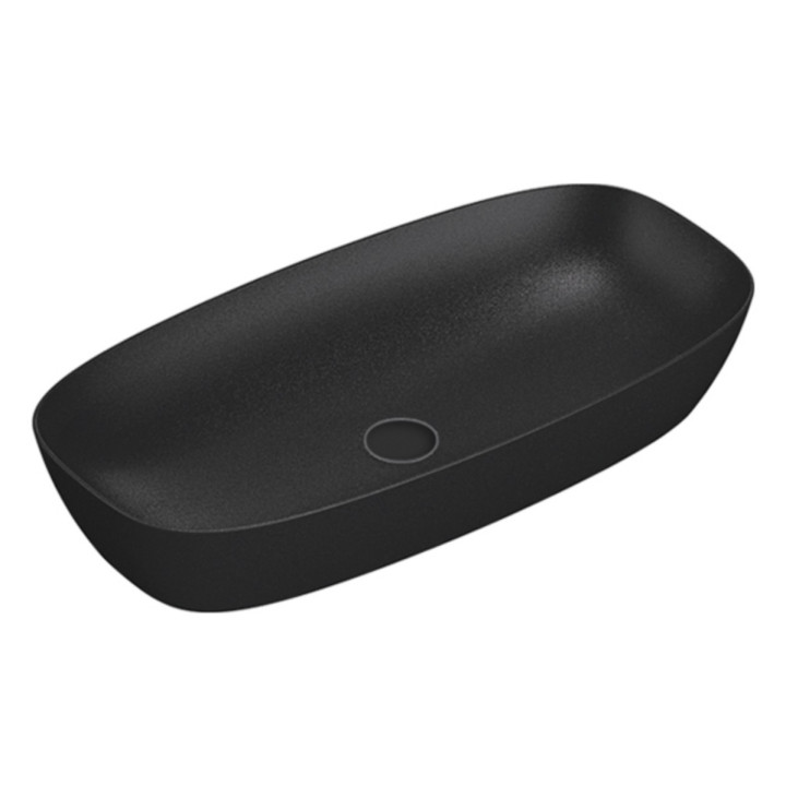 Umywalka wpuszczana w blat Catalano Green, 40x40cm, bez przelewu, brązowy satynowy