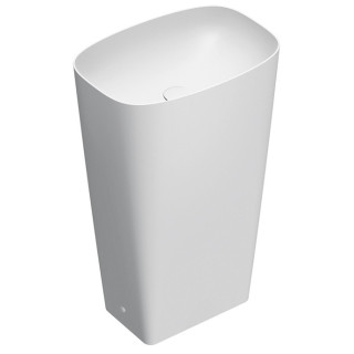 Umywalka wpuszczana w blat Catalano Green Lux, 40x40cm, bez przelewu, biały satynowy