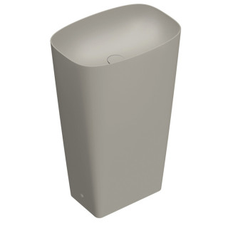 Umywalka wpuszczana w blat Catalano Green Lux, 40x40cm, bez przelewu, biały satynowy