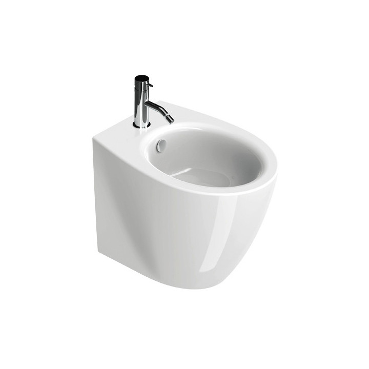 Bidet stojący przyścienny Catalano Velis, 57x37cm, biały połysk