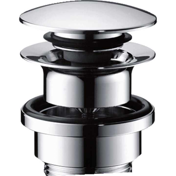 Komplet odpływowy Axor, push-open, nikiel szczotkowany