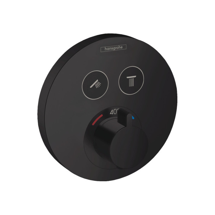 HANSGROHE SHOWERSELECT S - BATERIA TERMOSTATYCZNA DO 2 ODBIORNIKÓW PODTYNKOWA ZŁOTY OPTYCZNY POLEROWANY