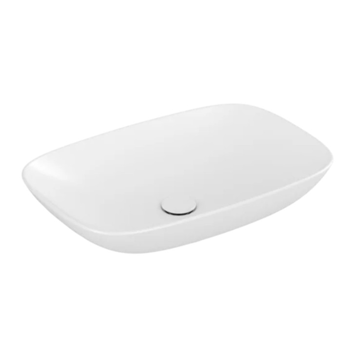 Umywalka nablatowa Villeroy & Boch Loop & Friends, 62x42cm, z przelewem, Weiss Alpin CeramicPlus