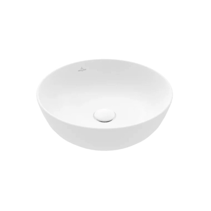 Umywalka Villeroy&Boch Artis stawiana na blacie, śr. 43 cm, Weiss Alpin CeramicPlus