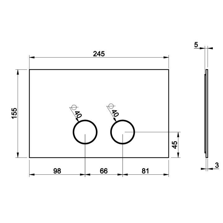 Przycisk spłukujący Gessi, dla Sigma 8 i 12, Brushed Brass PVD