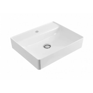 Umywalka nablatowa Excellent Rima 2.0, 60x40cm, bez przelewu, otwór na baterię, śnieżnobiały