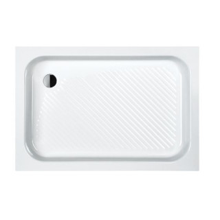 Brodzik prostokątny Sanplast Classic B/CL 80x120x15+STB biew, 80x120cm, akrylowy, biały