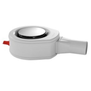 Zestaw odpływowy Kaldewei KA90, 0 z przyłączem do odprowadzania wody do syfonu, pokrywa odpływu chrom