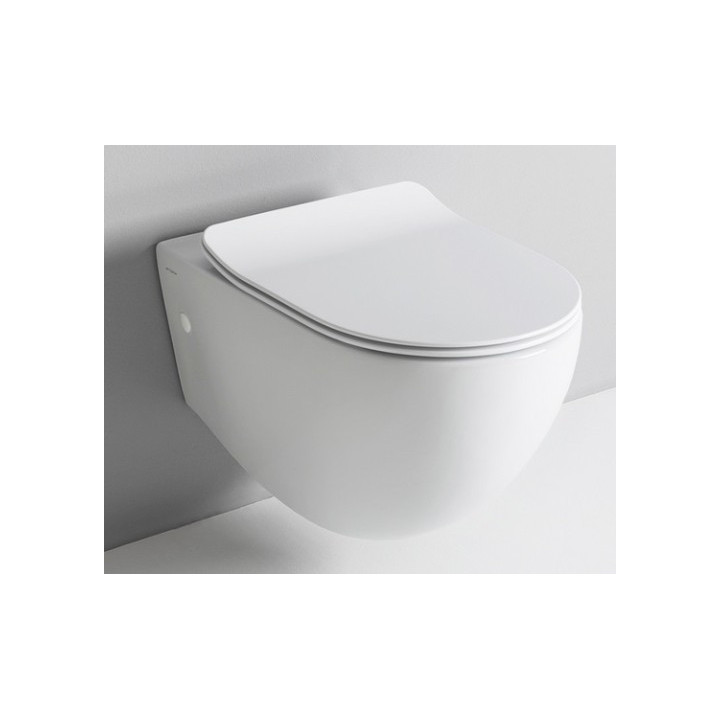 Miska Artceram File 2.0, wisząca bezrantowa, 36x52 cm, grey olive