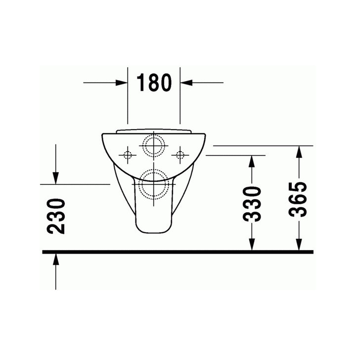 Miska WC wisząca Duravit D-Code, 56x36cm, HygieneGlaze, biała