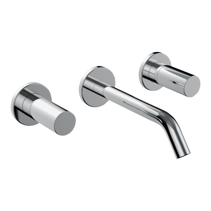 Bateria wannowo-prysznicowa Laufen Kartell by Laufen, nawannowa 5-otworowa, długość wylewki 175 mm, bez rozety - chrom