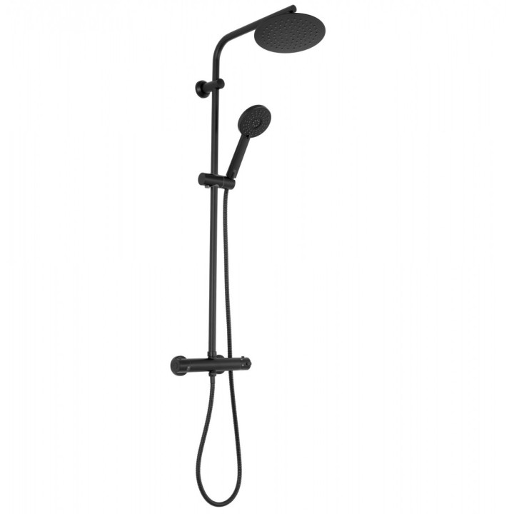 Termostatyczny zestaw natryskowy Rea Bliss Gold, natynkowy, 2 wyjścia wody, złoty