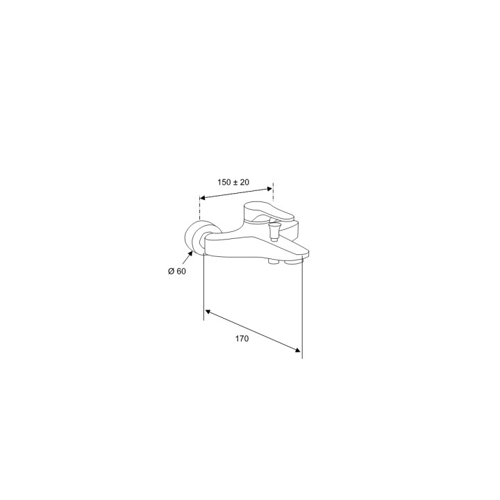 Bateria wannowa Daniel Omega kompletna- sanitbuy.pl