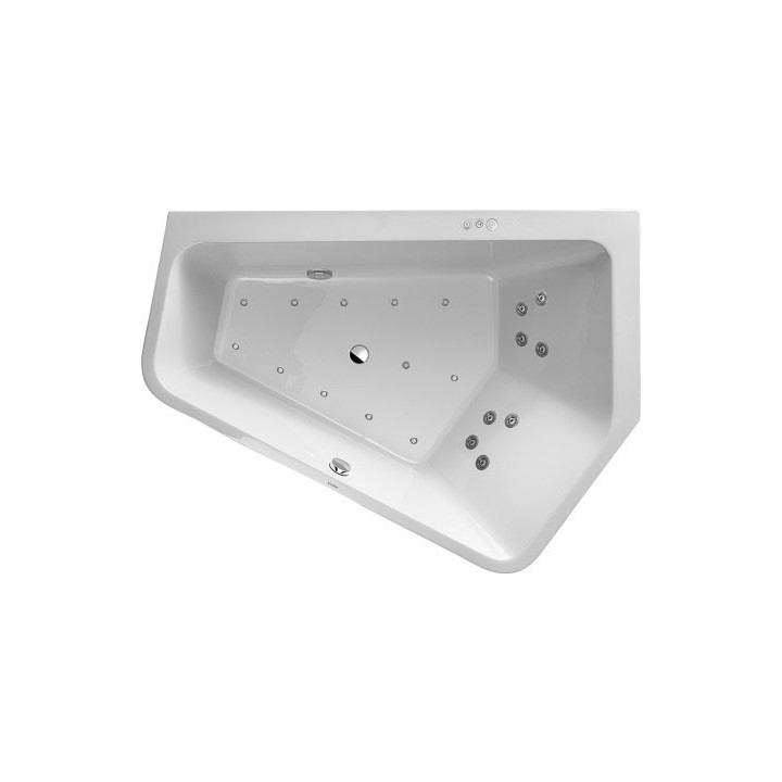 Wanna narożna Duravit Paiova 5, 190x140cm, prawa, akrylowa, bezszwowa obudowa, biały alpin