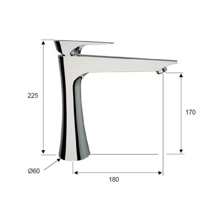 Bateria umywalkowa Daniel Diva- sanitbuy.pl