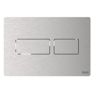 TECEsolid - przycisk spłukujący do WC z metalu, stal nierdzewna szczotkowana