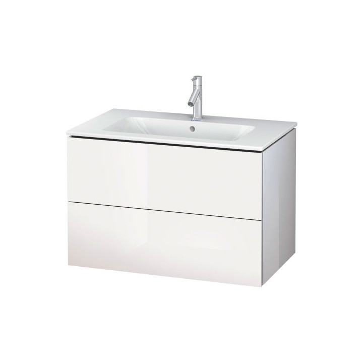 Szafka podumywalkowa Duravit L-Cube, wisząca, biały, wysoki połysk