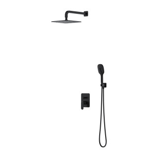 System prysznicowy Omnires Sacramento, natynkowy, 2 wyjścia wody, deszczownica 25x25cm, słuchawka 3-funkcyjna, chrom