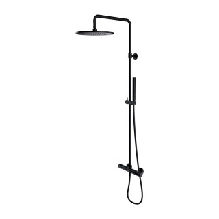 Zestaw wannowo-natryskowy Omnires Y, podtynkowy, wylewka 21cm, 2 wyjścia wody, grafit