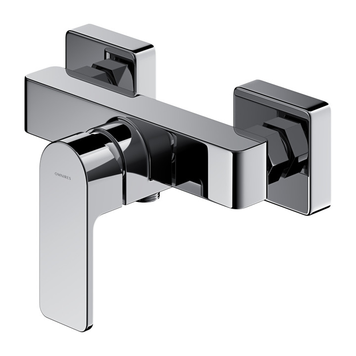 Bateriabidetowa Omnires Baretti, stojąca, wysokość 127mm, wylewka 167mm, chrom