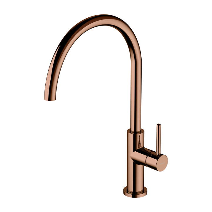 Bateria kuchenna Omnires Y, stojąca, wysokość 365mm, obrotowa wylewka, chrom