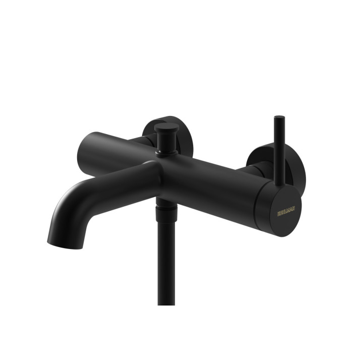 Bateria umywalkowa Kohlman Axel, stojąca, wysokość 282mm, wylewka 151mm, chrom