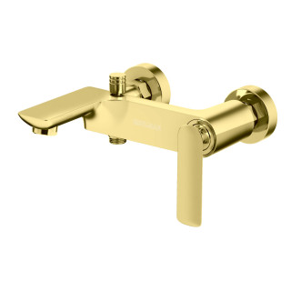 Bateria wannowa Kohlman Experience, natynkowa, czarny mat