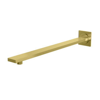 Ramię ścienne do deszczownicy, Kohlman, 40 cm, szczotkowany grafit