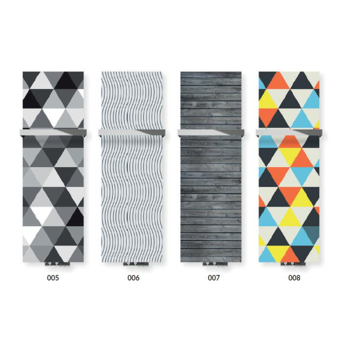 Grzejnik Terma Case 138,5x50 cm, z zestawem zaworowym i głowicą termostatyczną - biały/ kolor- sanitbuy.pl