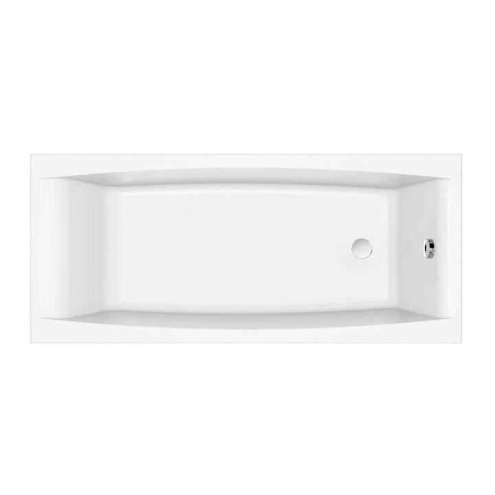 Wanna prostokątna Cersanit Virgo, 140x75cm, akrylowa, biały