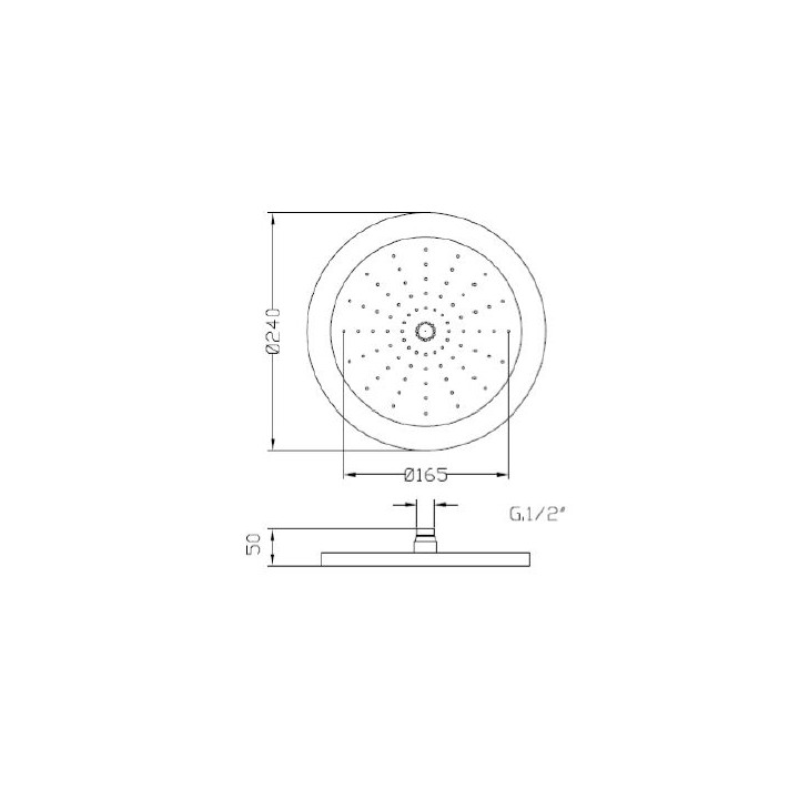 Deszczownica okrągła 240mm Fromac- sanitbuy.pl