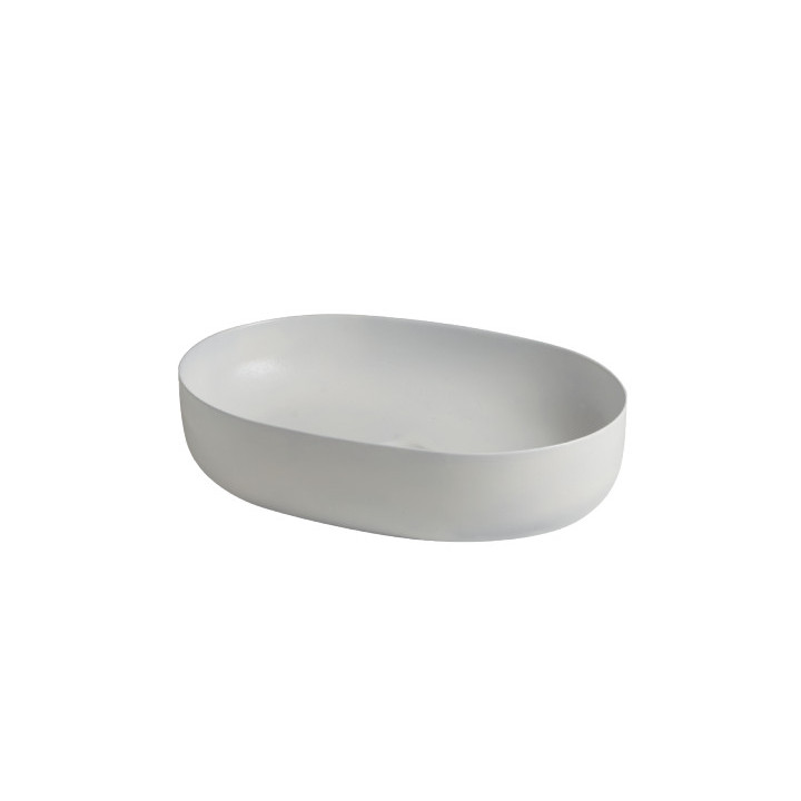 Umywalka nablatowa Kerasan Nolita, 60x40cm, bez przelewu, biały