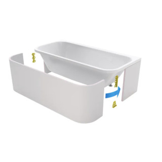 Obudowa do zabudowy płytkami Excellent Flex System, dla wanny Arana, 1790x845mm