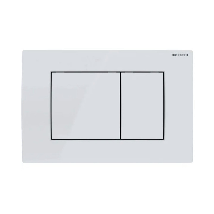 Przycisk uruchamiający Geberit Delta50, spłukiwanie dwudzielne, tworzywo sztuczne, chrom matowy
